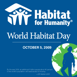 world habitat day banner