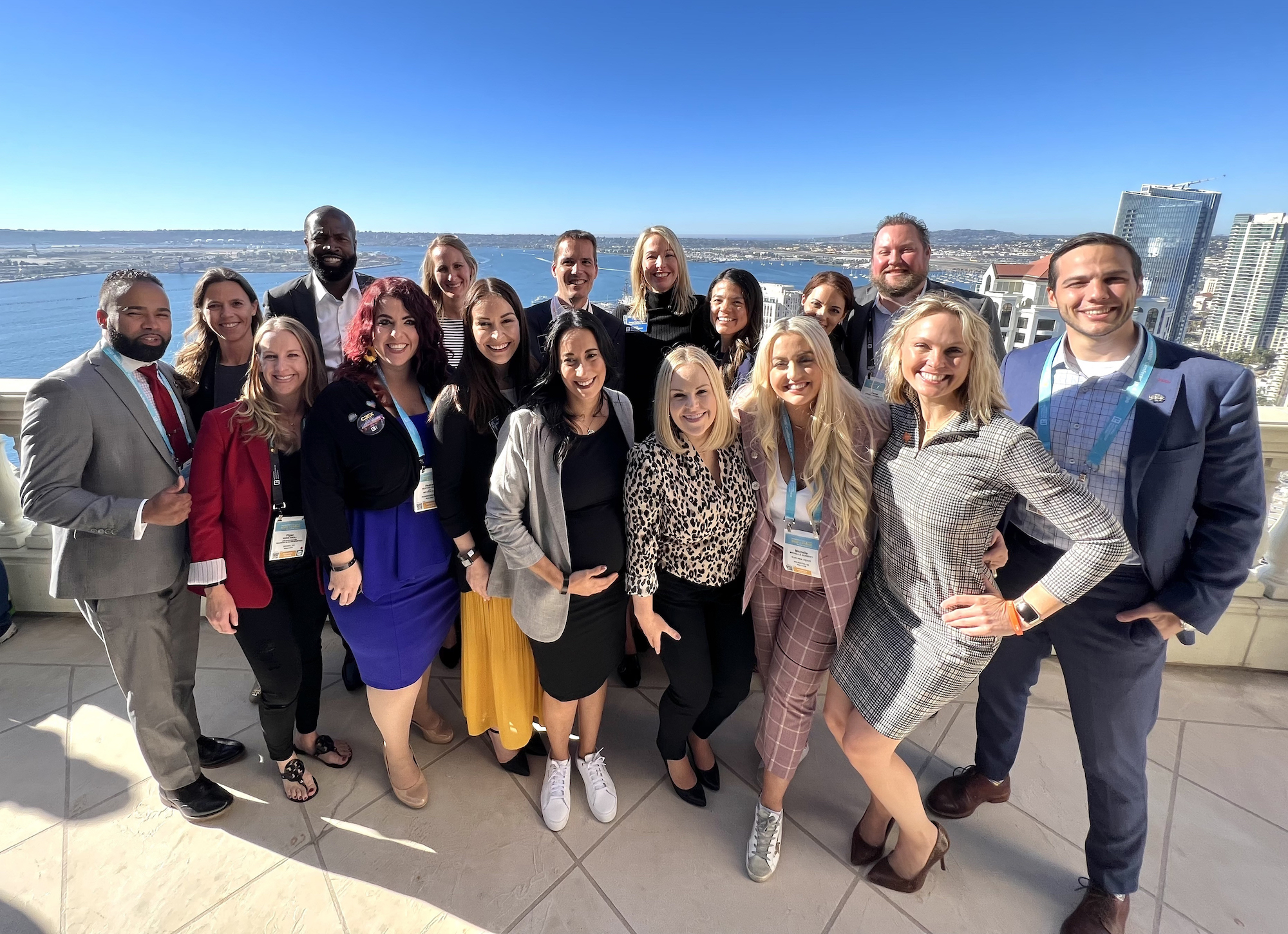 Members of 2021 YPN Advisory Board during the REALTORS® Conference & Expo in San Diego.
